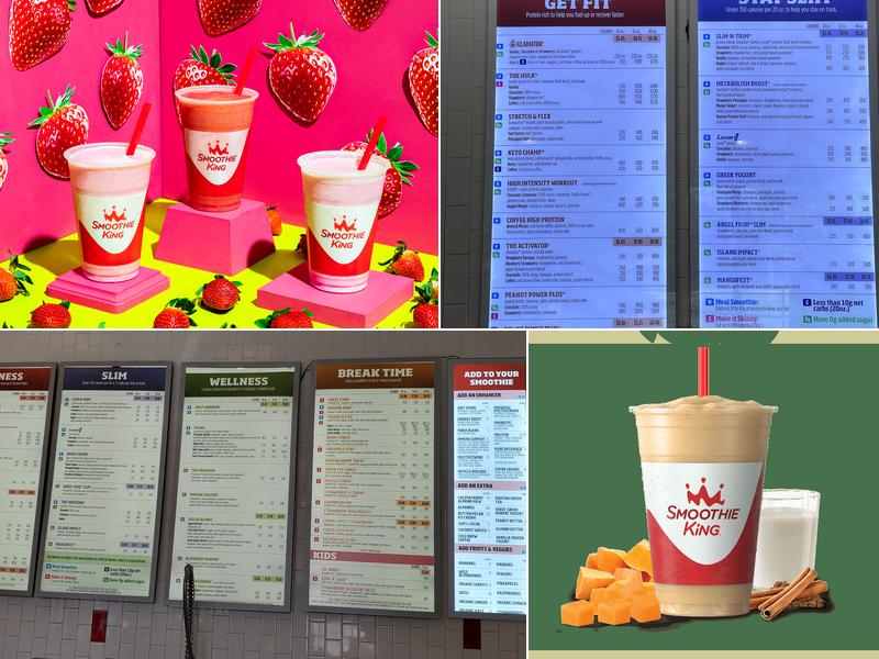 Smoothie King Menu
