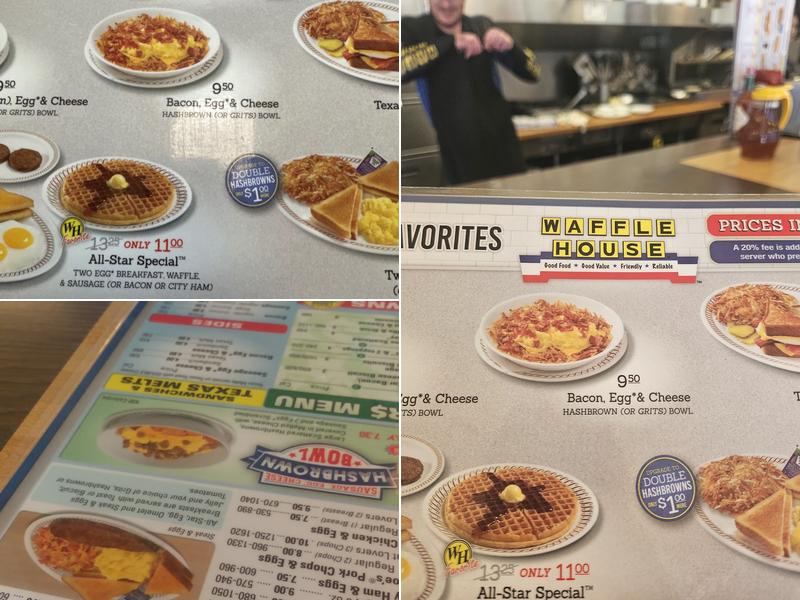 Waffle House Menu