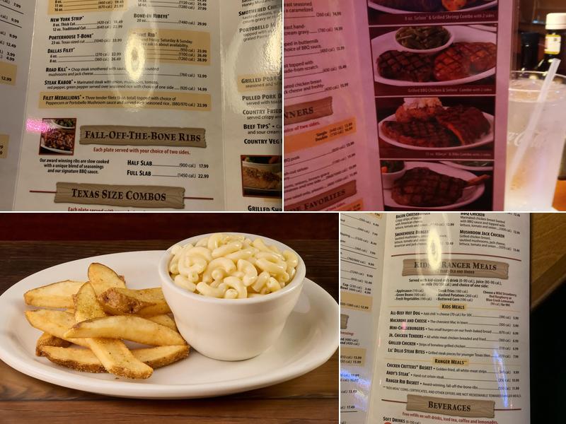 Texas Roadhouse Menu