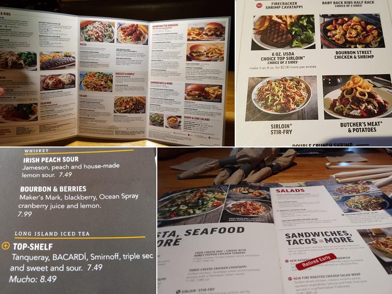 Applebee's Grill + Bar Menu