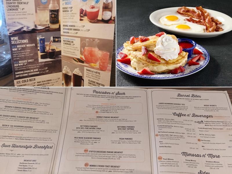 Cracker Barrel Old Country Store Menu