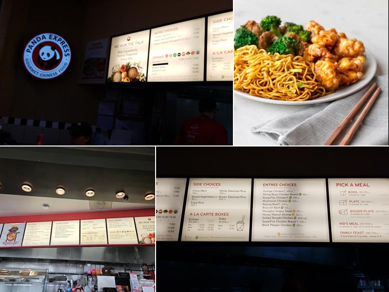 Panda Express Menu