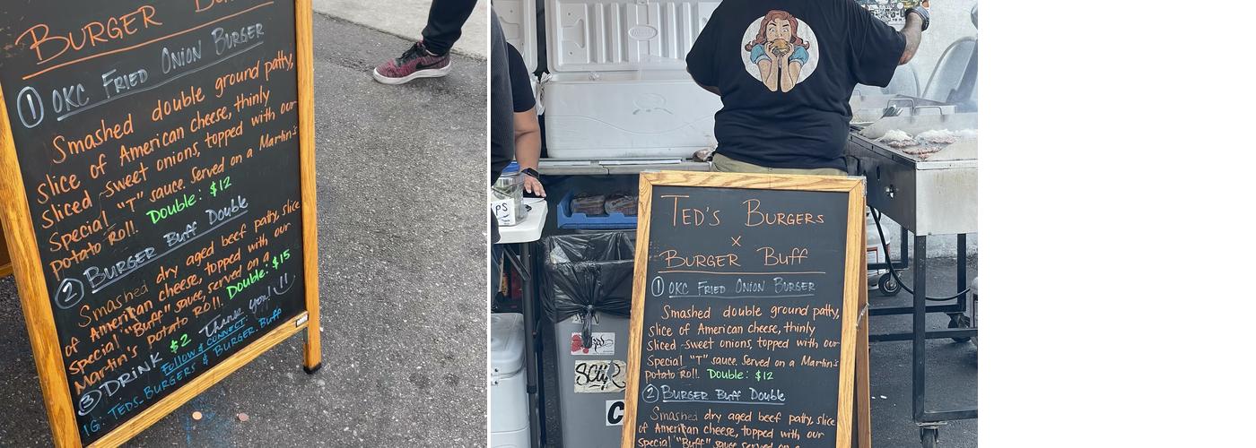 Ted’s Burgers Menu