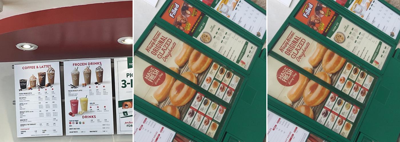 Krispy Kreme Menu