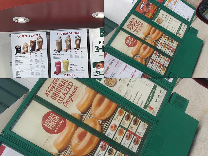 Krispy Kreme Menu