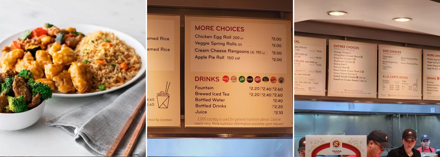 Panda Express Menu