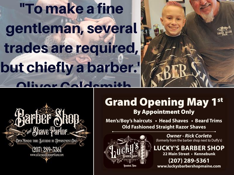 Lucky's Barber Shop Maine