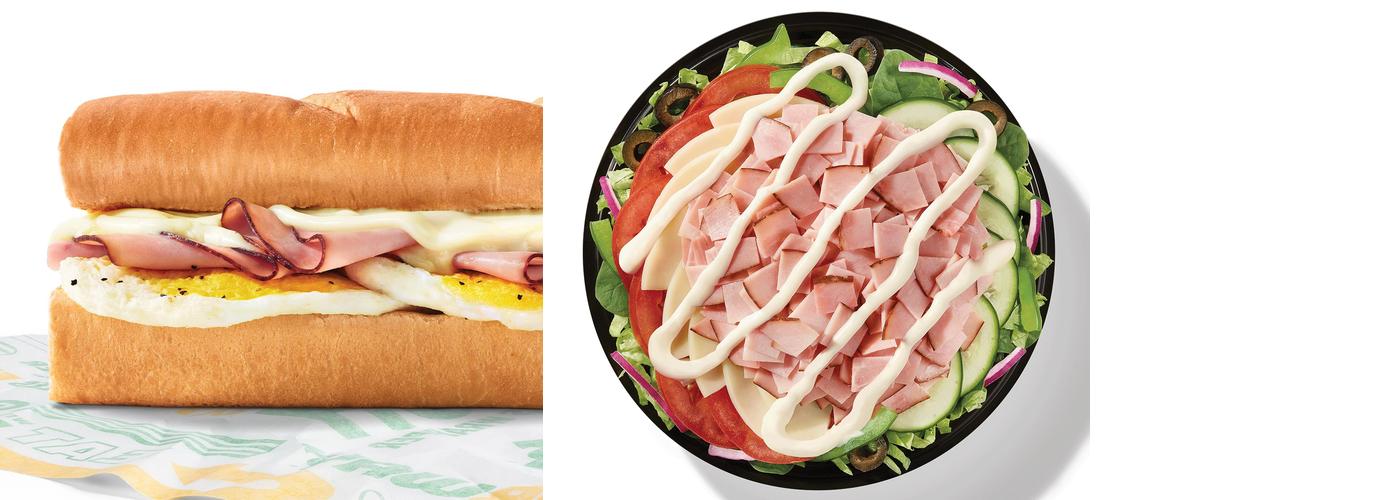 Subway Menu