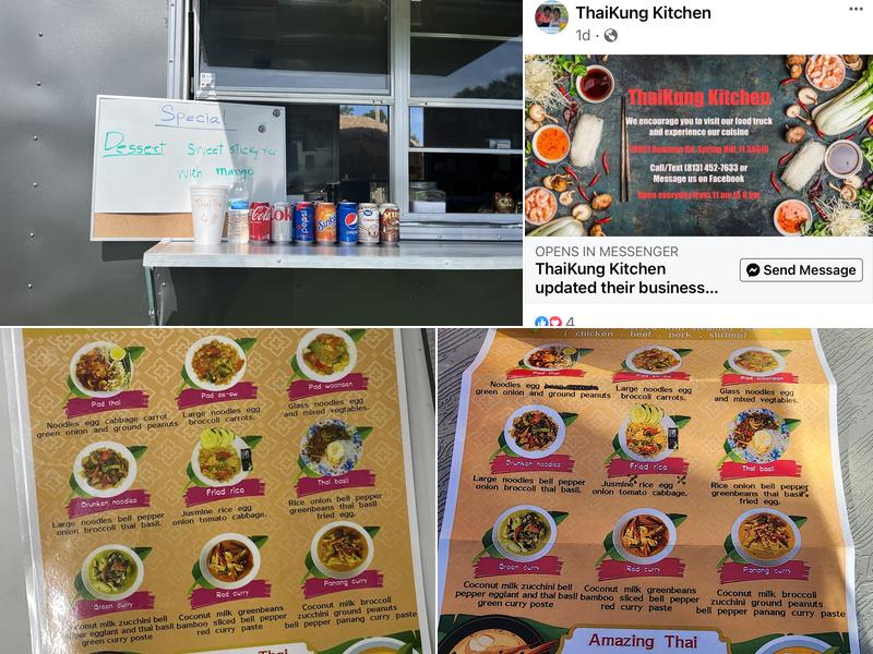 ThaiKung kitchen Menu