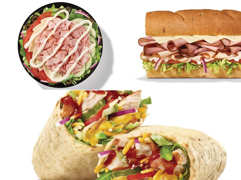 Subway Menu