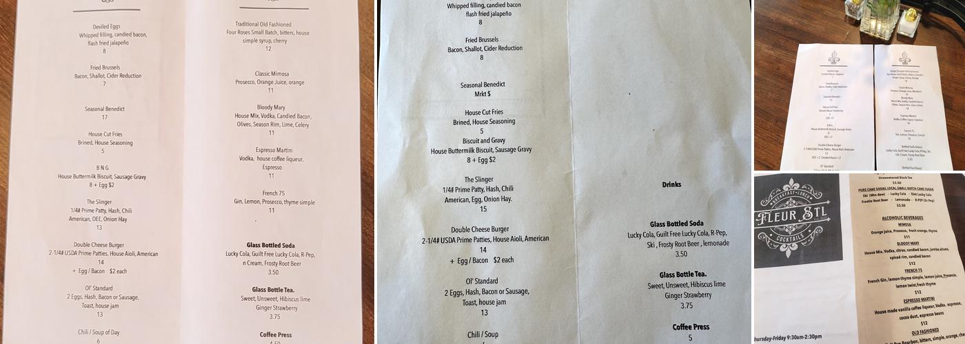 Fleur STL Menu