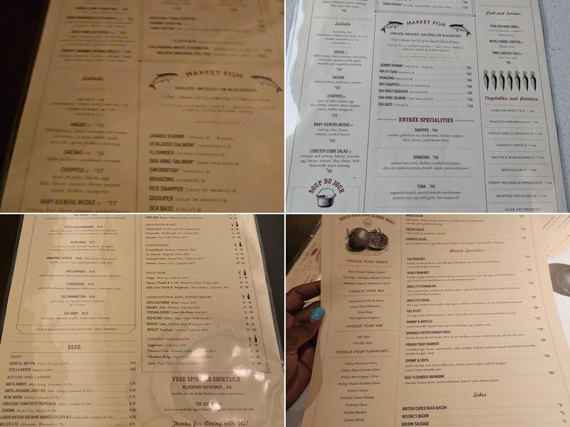 C&S Seafood & Oyster Bar - Sandy Springs Menu