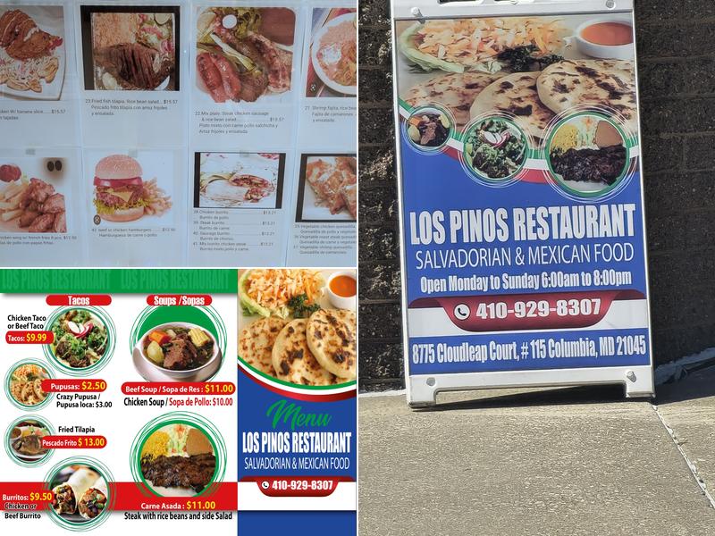 LOS PINOS RESTAURANT Menu