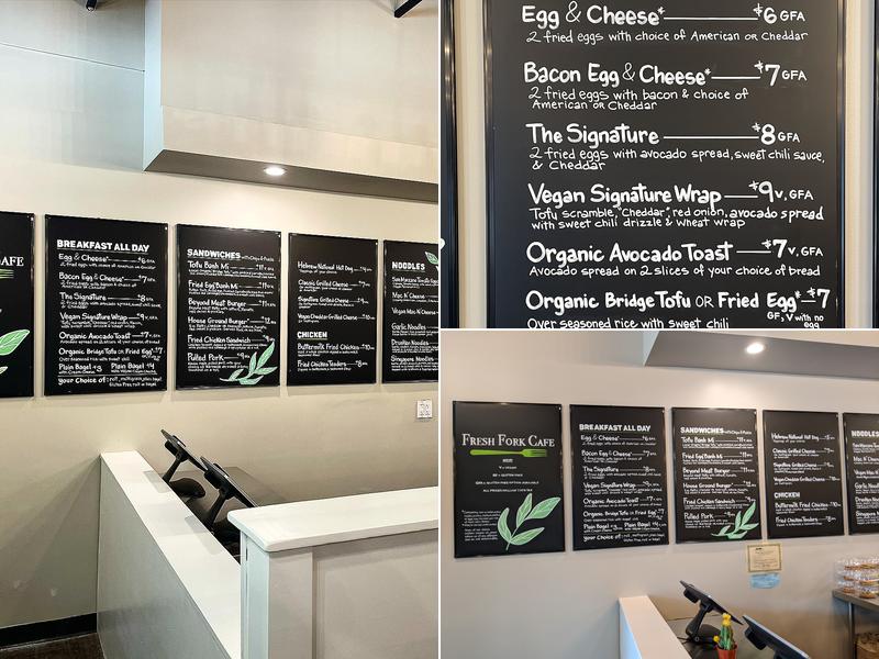 Fresh Fork Cafe Menu