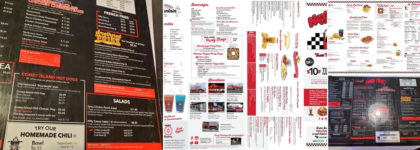 Nifty Fifty's (Newtown Square) Menu