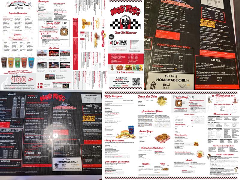 Nifty Fifty's (Newtown Square) Menu