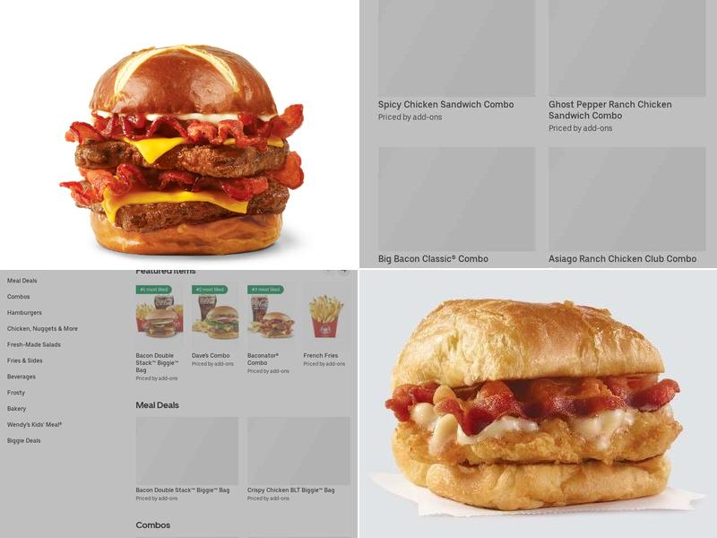 Wendy's Menu