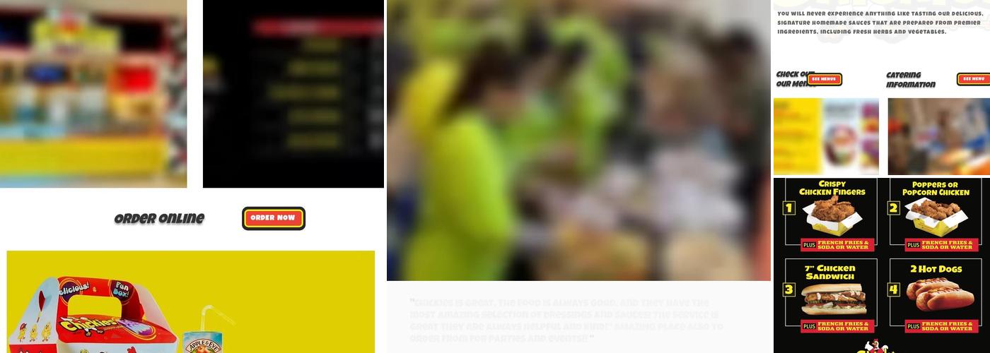 Chickies Five Towns Menu