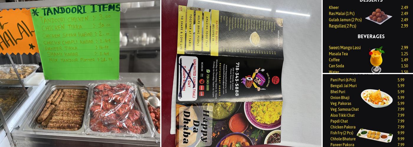 Hillside Dosa Hutt Menu