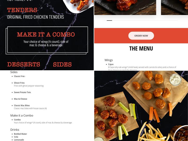 Firebelly Wings Menu