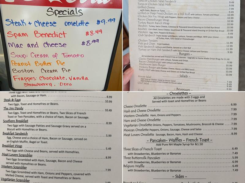 Wyatts Family Restaurant Menu