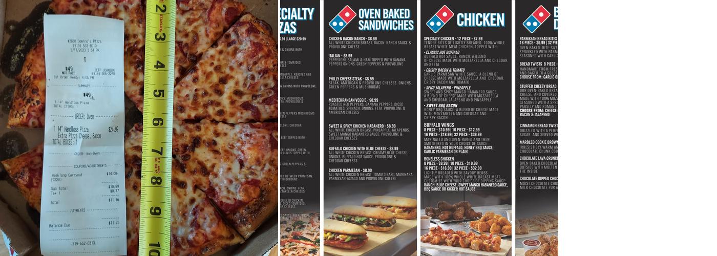 Domino's Menu