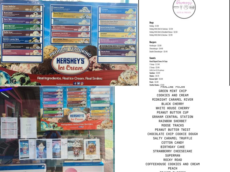 Devaney's Eats & Treats Menu