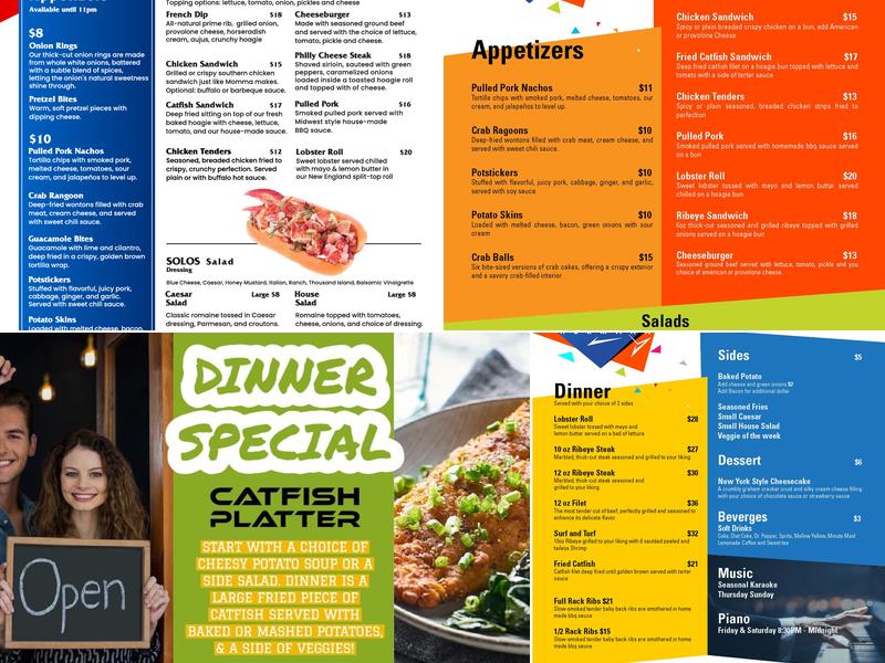 The Piano Bar Hermann Menu