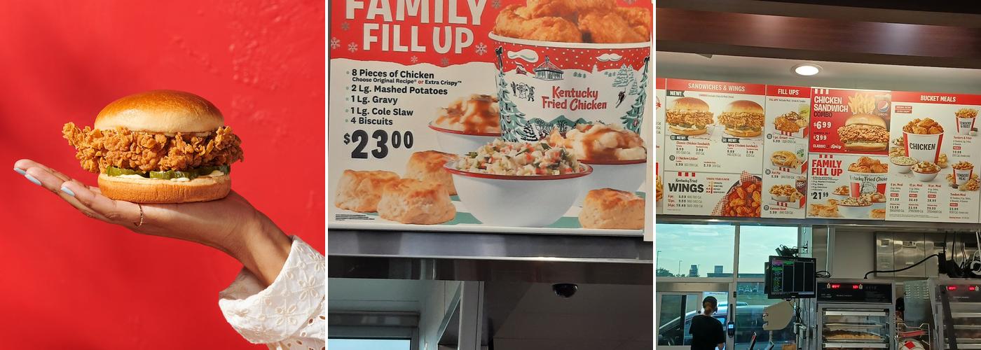 KFC Menu