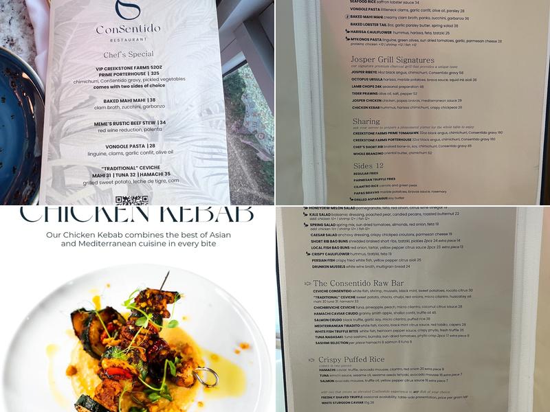 ConSentido Miami Menu