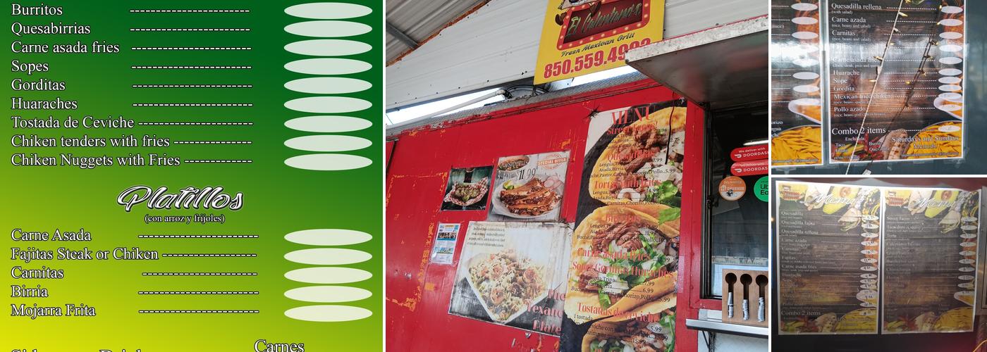 Taqueria El Calentanos Menu