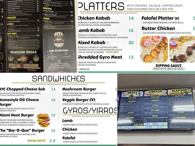 BITE of POWER Menu