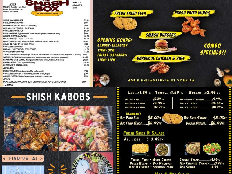 The Smash Box Menu