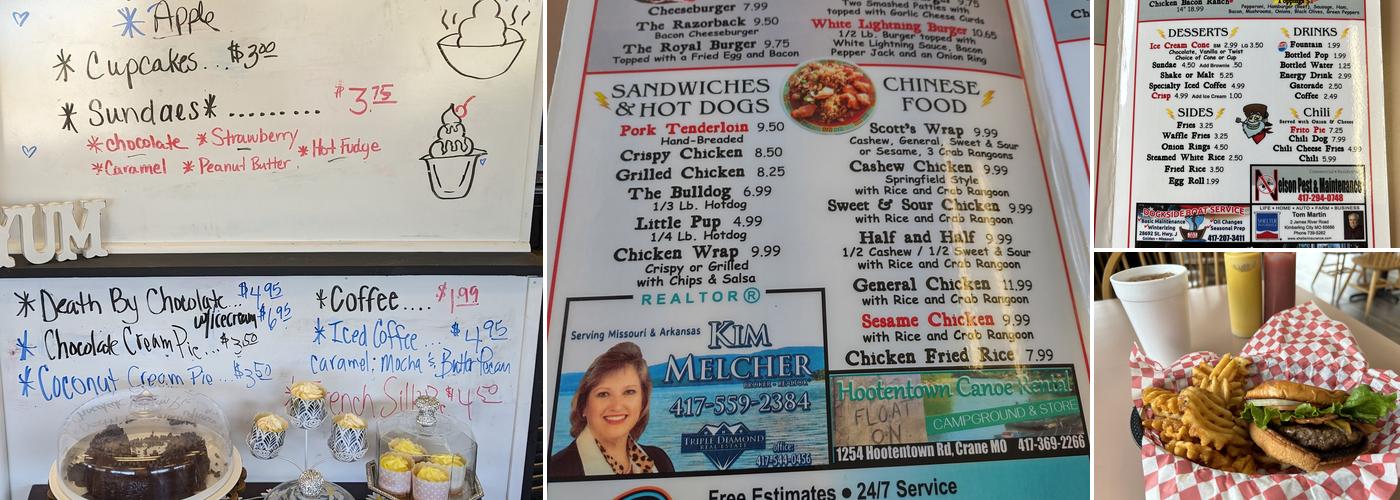 White Lightning Menu