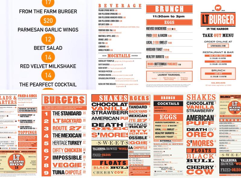 LT Burger West Menu