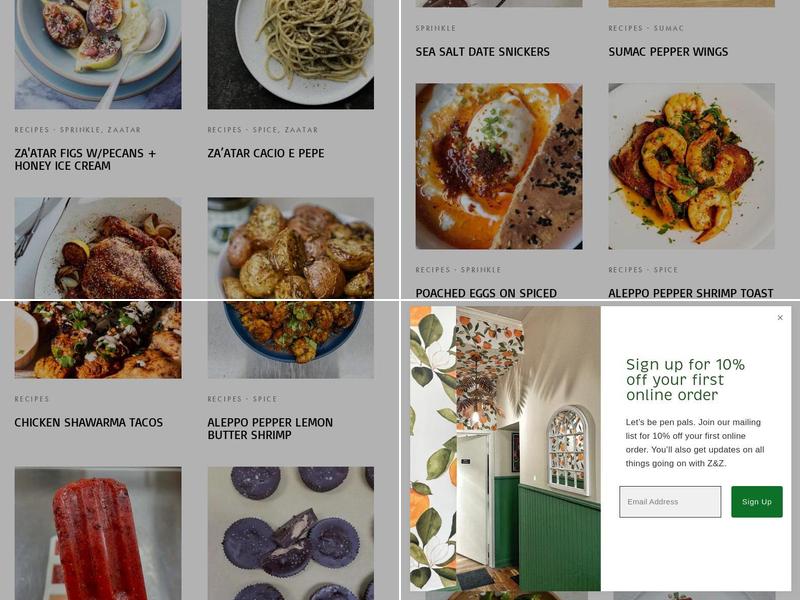 Z&Z – Manoushe Bakery Menu