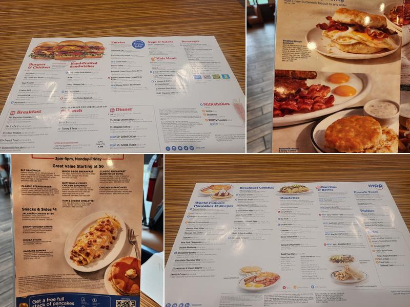 IHOP Menu