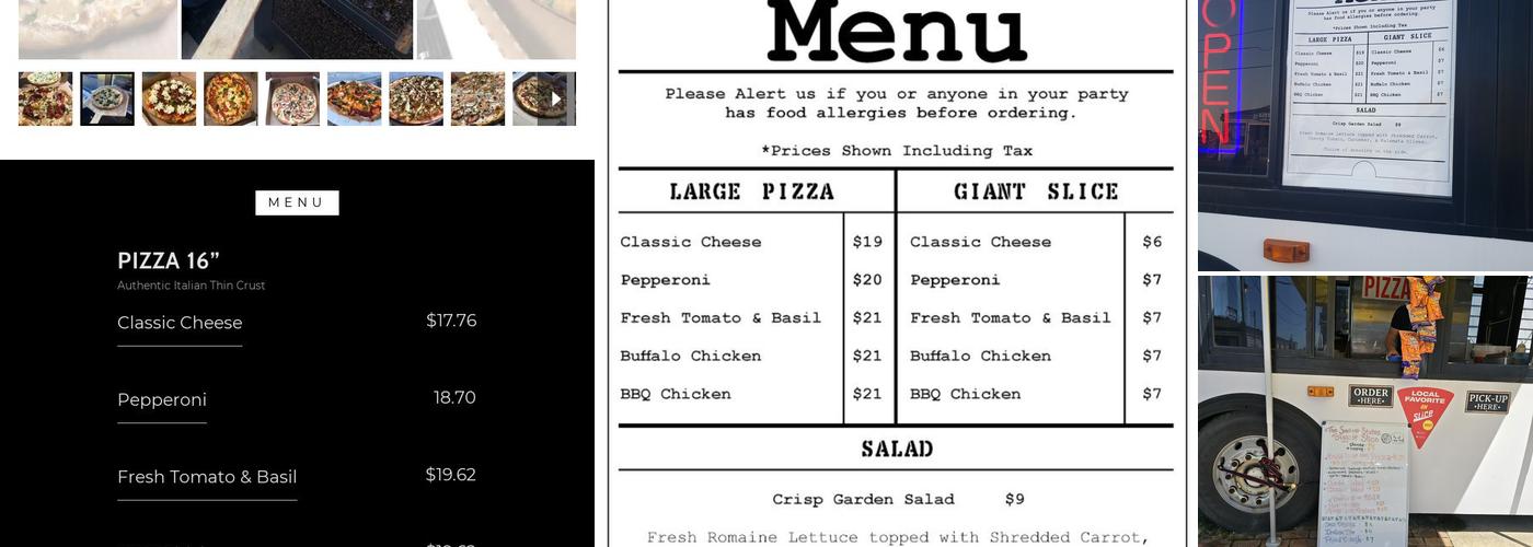 Rhode Island Pizza Co Menu