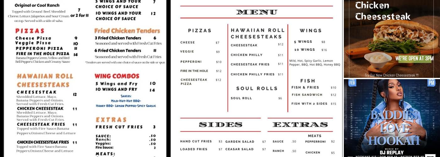 Lounge 43 Ave Menu