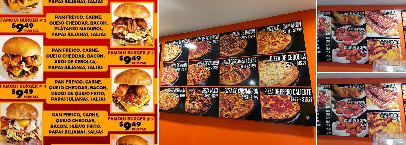 La Guajira Pizzeria #2 Menu