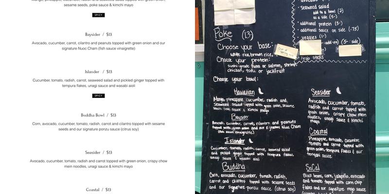 Blackfin Menu