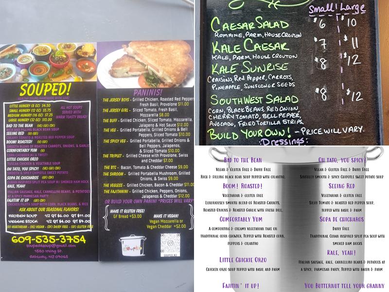 Souped! Menu