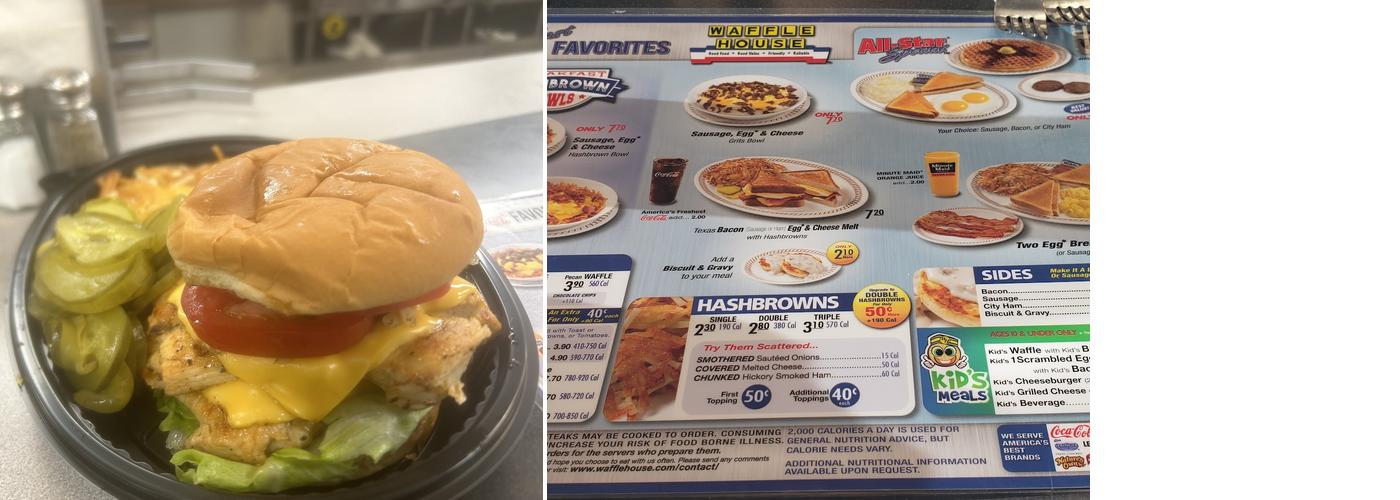 Waffle House Menu