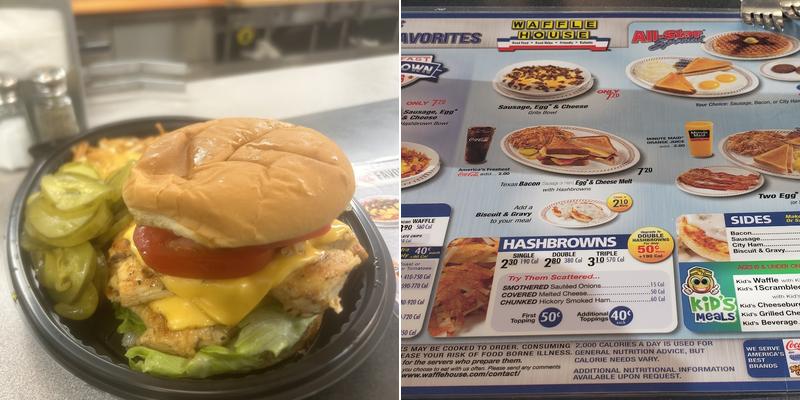 Waffle House Menu