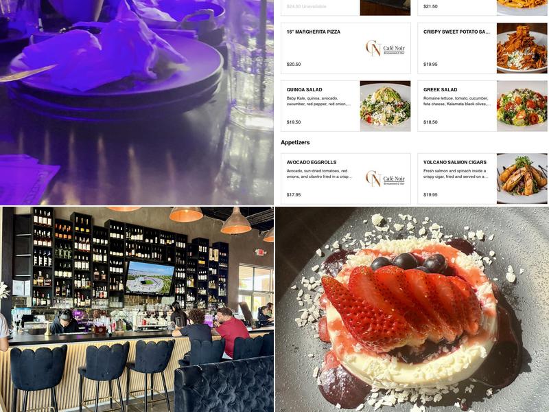Café Noir Menu