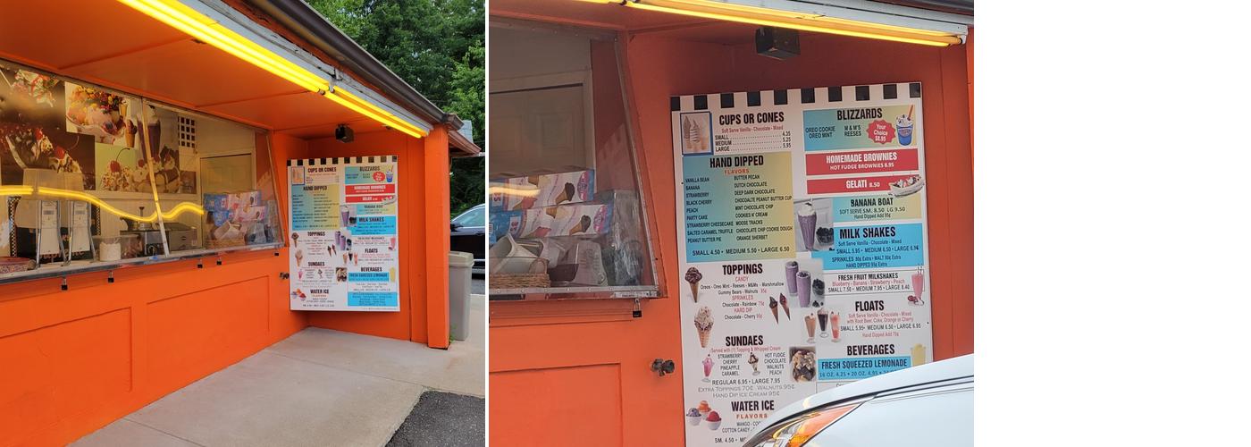 Stewart's Root Beer Menu