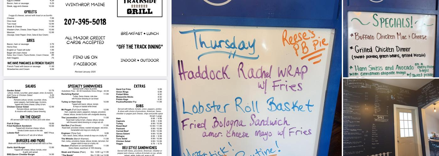 Ted's Trackside Grill Menu