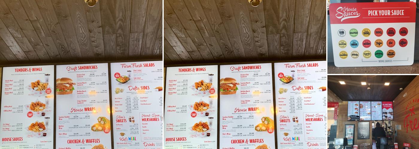 Slim Chickens Menu