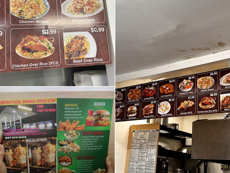 EMPIRE HALAL GYRO FOOD SERVICES, Menu