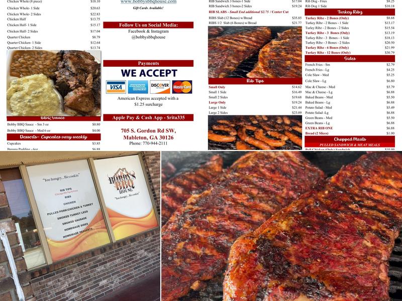 Bobby's BBQ House Menu